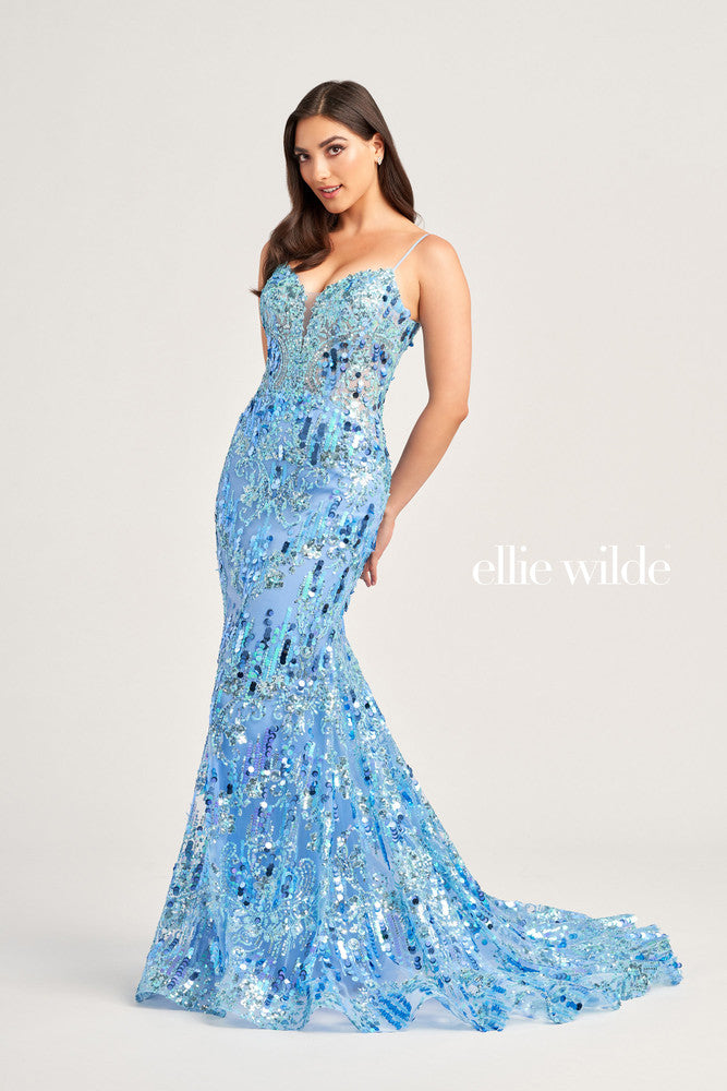 EW35228 Ellie Wilde – Glitz and Glamour Prom and Pageant