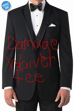 TUX DAMAGE WAIVER FEE