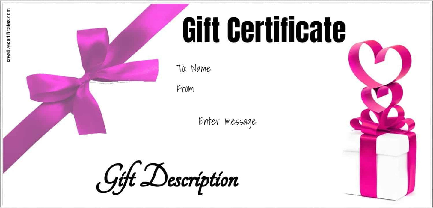GIFT CARD FOR GLITZ & GLAMOUR